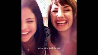 selena gomez and demi lovato before they aren't friends anymore #shortvideo