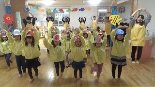 日本全国でレッツ☆うみダンス in 宮城県 あすと長町こぶたの城保育園のみなさん