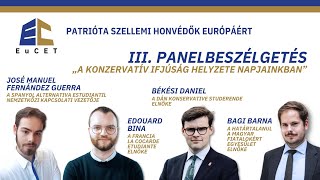 V. EuCET panelbeszélgetés - „A konzervatív ifjúság helyzete napjainkban”