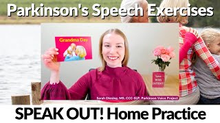 SPEAK OUT! Home Practice Sessions: GRANDMA DAY