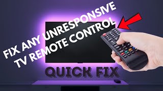 How to fix Any TV remote not working, power button or other buttons, not working