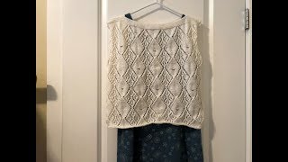 DIY Summer Diamond Lace Knit