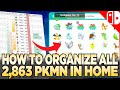 How to Organize ALL POKEMON in Pokemon Home