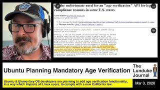 Ubuntu Planning Mandatory Age Verification