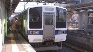 JR水戸線下館駅 415系1000番台普通勝田行き（+接近放送）