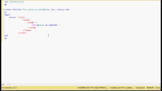 XML SQL Function