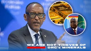 Paul Kagame: We do not steal minerals from the DRC | We tell some folks but they don't want to hear.