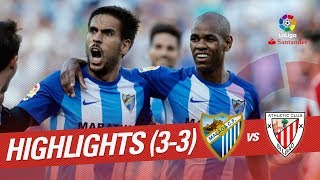 Highlights Málaga CF vs Athletic Club (3-3)