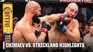 UFC 328 Highlights: Khamzat Chimaev vs. Sean Strickland | ESPN MMA