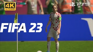 Morocco vs Croatia - Full Match - World Cup 2022 [4K-ish] - PS5
