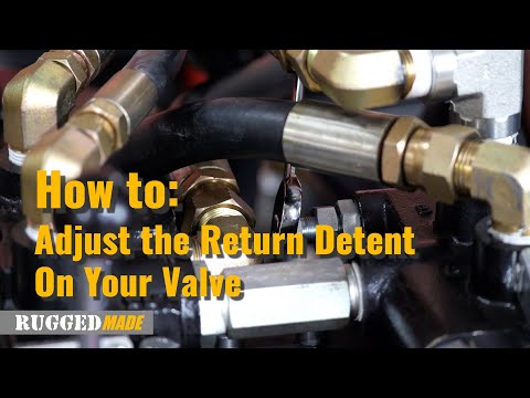 What is the purpose of a detent valve?