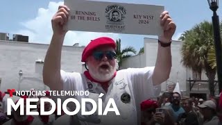 Video del día: Así celebraron a Ernest Hemingway en los Cayos de Florida | Noticias Telemundo