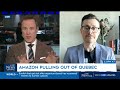 why is amazon closing warehouses in quebec labour analyst weighs in