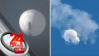 Pinabagsak ng Amerika na anila'y Chinese spy balloon, iginiit ng China na isang "civil... | 24 Oras
