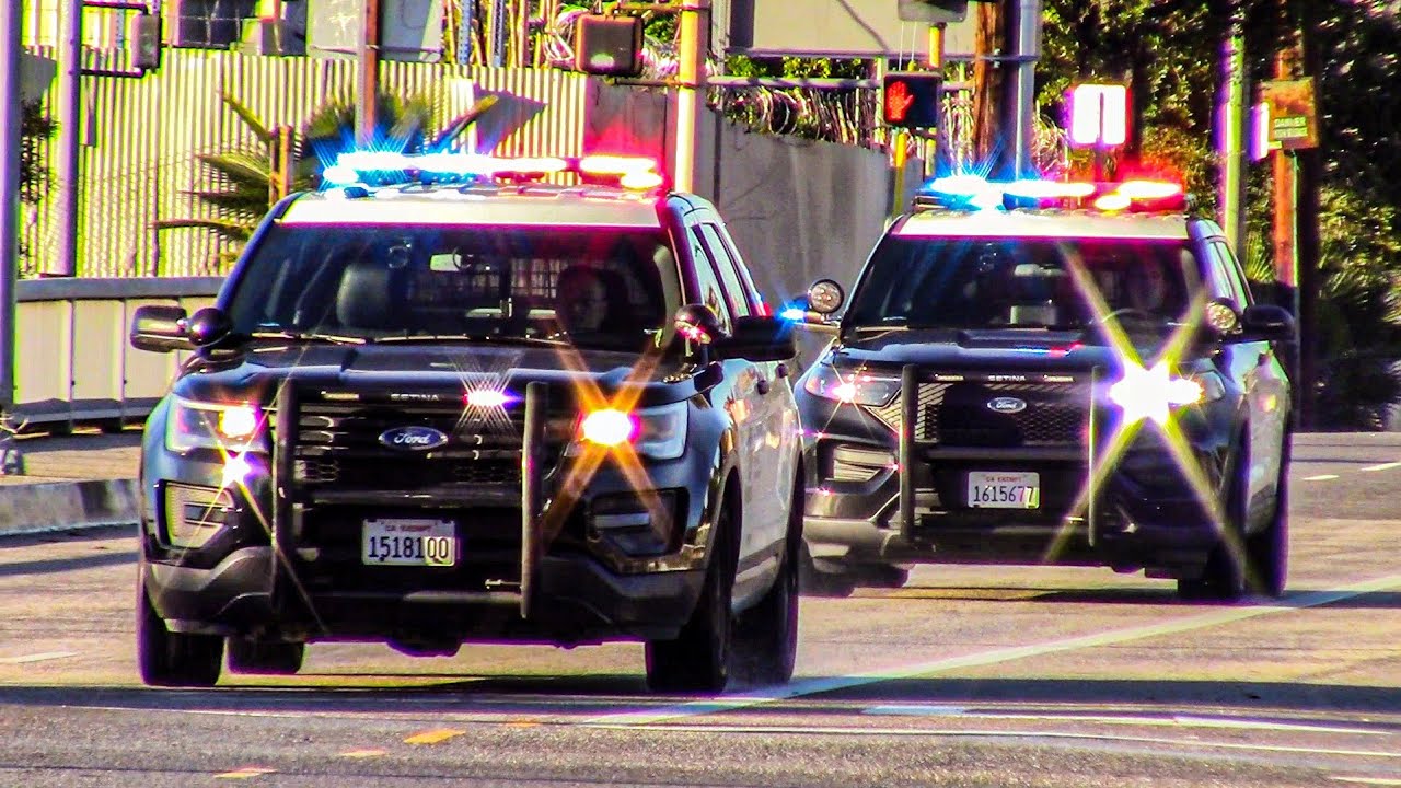 2020 Fpiu Lapd Central Traffic Units Responding Code 3 X2 Youtube