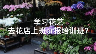 「花店秘密03」初学花艺，到底是去花店上班还是直接去报专业的培训班？这个视频告诉你答案～