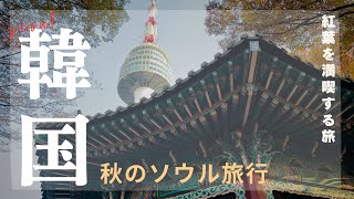 【韓国】紅葉を満喫_秋のソウル旅行[お散歩vlog]