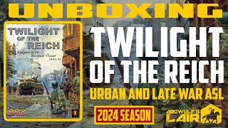 Unboxing | ASL Twilight of the Reich (MMP 2023, with Special Guest Cat)