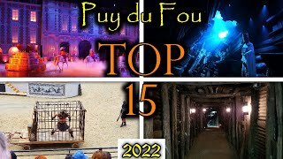 📖 TOP 15 des meilleurs SPECTACLES du Puy du Fou - 100% ATTRACTIONS