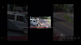 騎士過彎自摔翻滾好幾圈20240621#shorts(#機車過彎自摔#犁田#motorcycle crash ）#鬼之下坡彎道