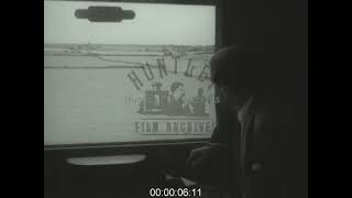 Passenger in Train Carriage, 1950s - Film 1092375