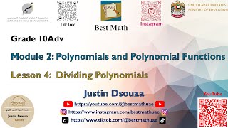 Dividing Polynomials | Polynomials and Polynomial Functions |