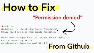 How to Fix \