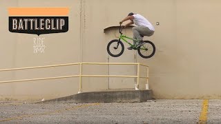 BMX BATTLECLIP - AARON ROSS VS THE FAKIE RAIL HOP