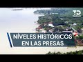 Presas de Nuevo León alcanzan níveles históricos de agua