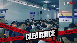 พาส่องบรรยากาศงาน JIB BIG CLEARANCE SALE ลดราคาสูงสุดถึง 90%