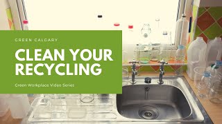 Cleaning your Recycling (Tutorial Video)