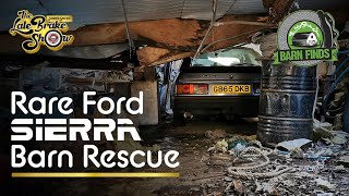 Real Barn Find Ford Sierra 4x4 rescue required crane and digger! 4k