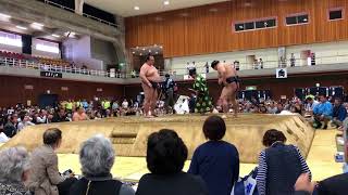 笠間巡業！稀勢の里対豪栄道