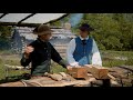 a pole lathe for our cabin townsends wilderness homestead