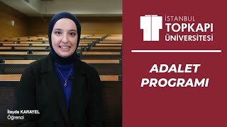 Topkapı Üniversitesi | Adalet Programı