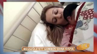 Gombos Edina megmutatta újszülött kisfiát - tv2.hu/aktiv
