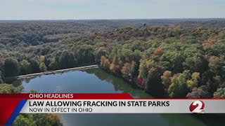 New law allows fracking in Ohio state parks