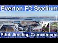 NEW Everton FC Stadium - Pitch Seeding Starts!!!