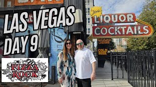 Day 9 in Las Vegas: Atomic Liquor, Pizza Rock Fremont Street Adventures \u0026 Chandelier Bar Drinks!