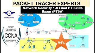 [FINAL PRACTICAL EXAM] Network Security 1.0 Final Packet Tracer Skills Exam (PTSA) Answers