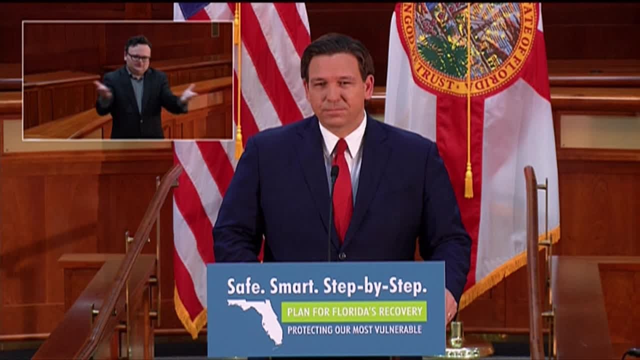 FULL NEWS CONFERENCE: Florida Gov. Ron DeSantis Discusses 2020-21 ...