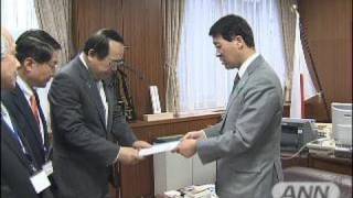 全国の知事が北朝鮮に対する制裁延長を要望（10/04/03）