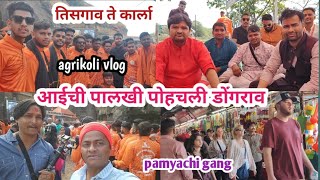 आईची पालखी पोहचली डोंगरावर || agrikoli new vlog 2025 || pamyachi gang | #agrikoli #vlog