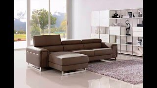 DIVANI CASA 1162B   MODERN FABRIC SECTIONAL SOFA