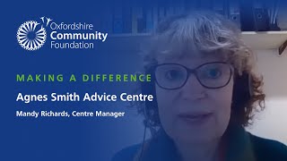 Mandy Richards on COVID and the Agnes Smith Advice Centre