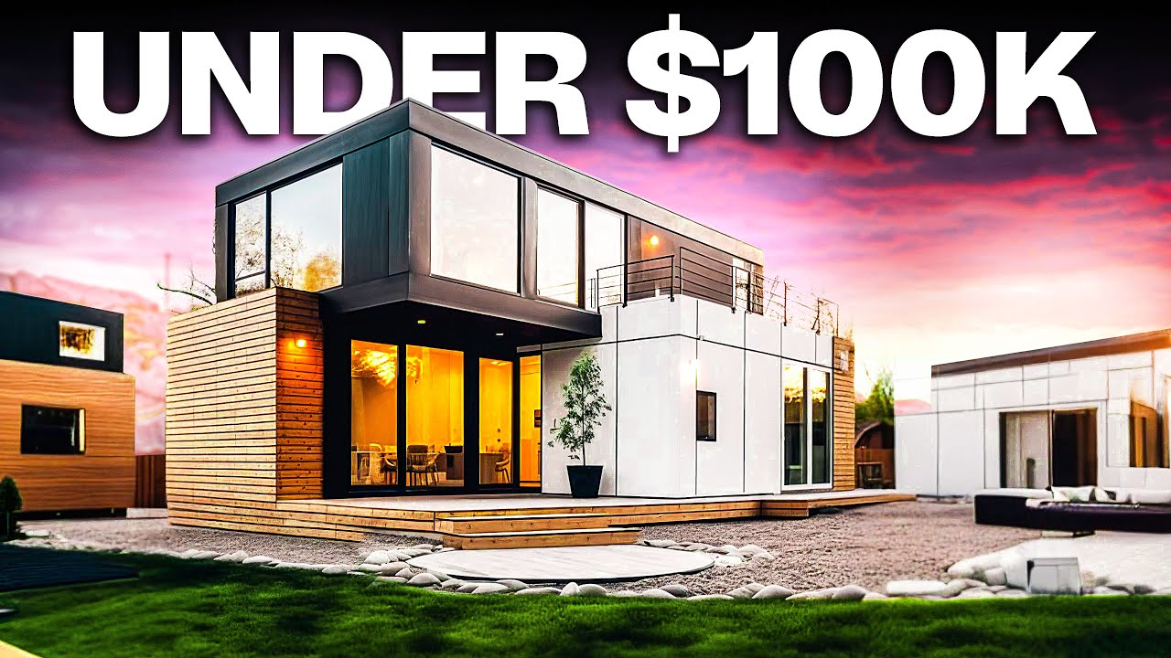 Fantastic Modular Homes For Under $100K: Prefab House - YouTube