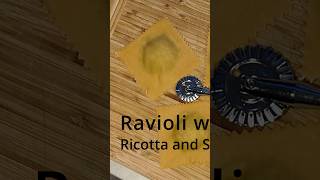 Homemade Ricotta \u0026 Spinach Ravioli | Fresh Pasta with Herb-Infused Butter