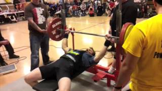 Justin - 100% Raw Bench (75kg class) - National Record