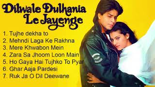 Dilwale Dulhania Le Jayenge Movie All Songs | Shahrukh Khan | Kajol |