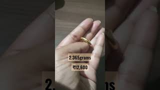 Josalukkas light weight gold ring ₹12,600💍